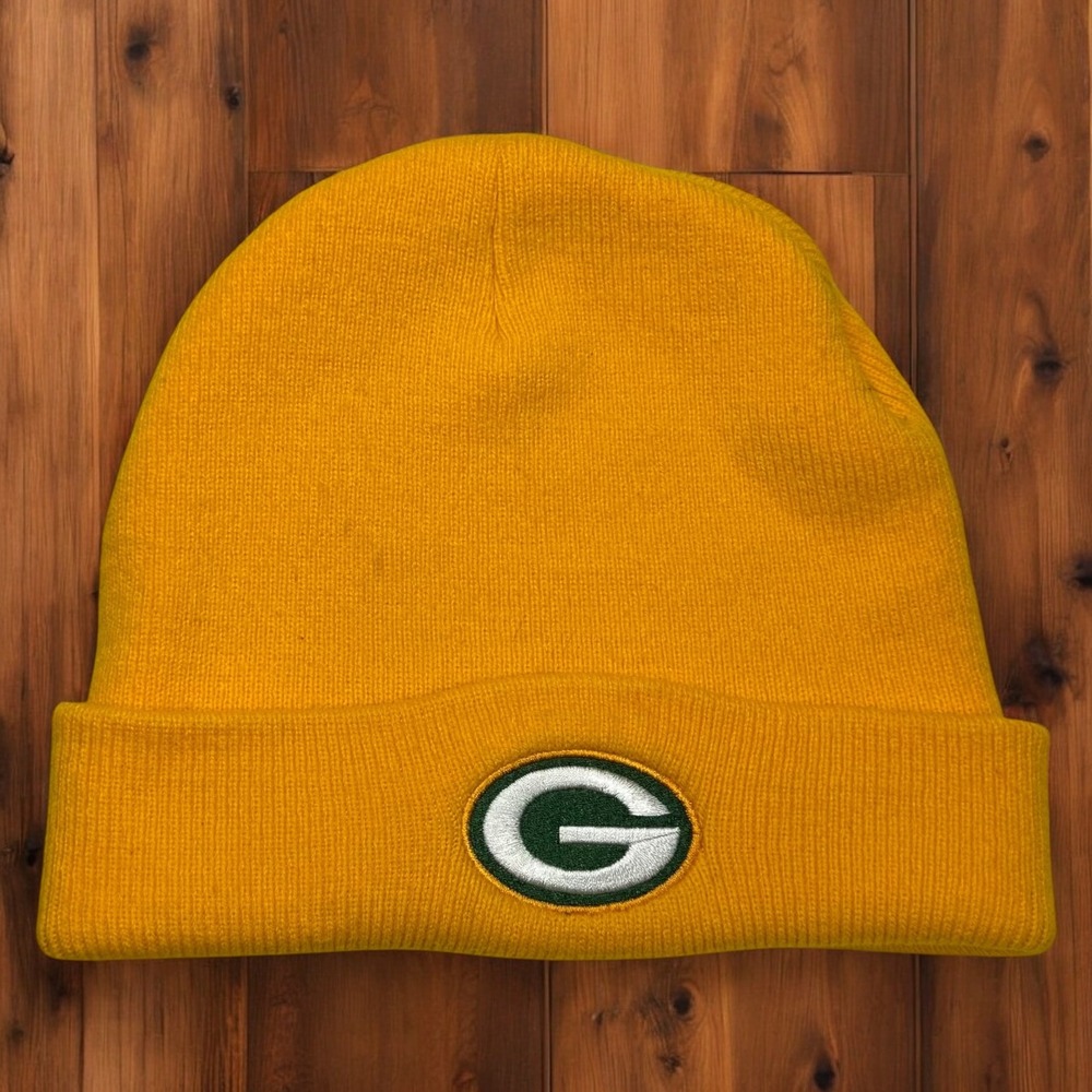 Green Bay Packers Beanie Knit Hat NFL Football Winter Knit‎ Cap